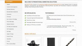 Promotional Products Website Design